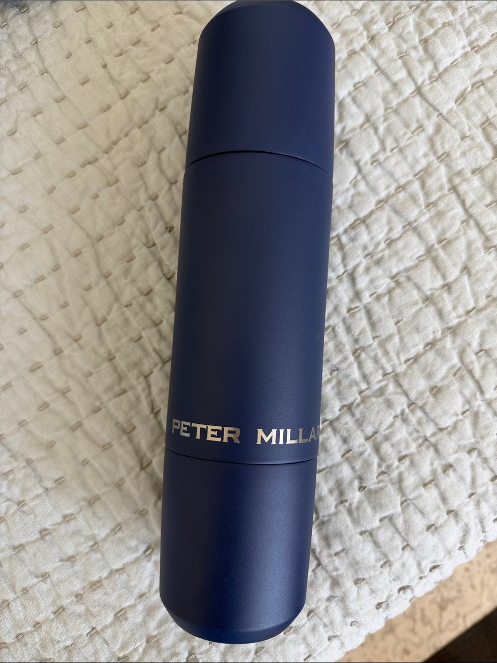 Peter Millar Navy Insulated Travel Flask
